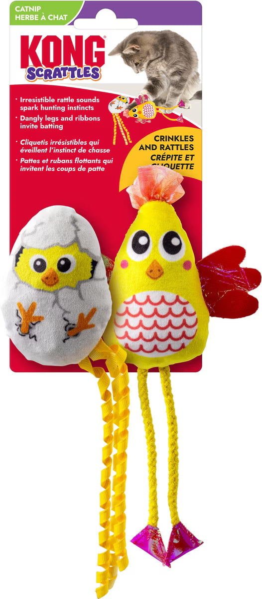 Kong Chicken and Egg Scrattles