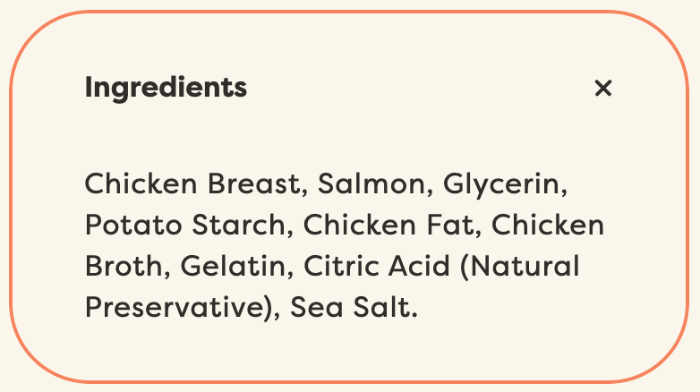 Chicken + Salmon Chewy Cat Treat