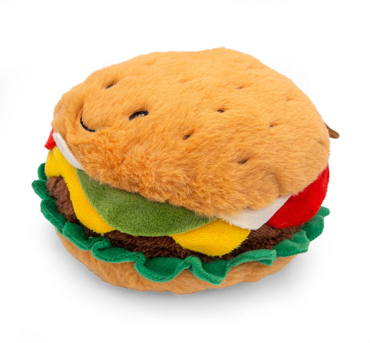 5" Cheeseburger Dog Toy
