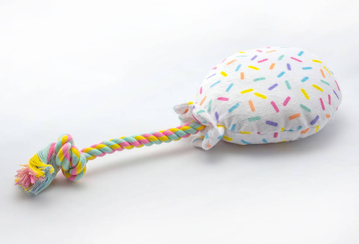 Birthday Balloon Plush with Rope 7"