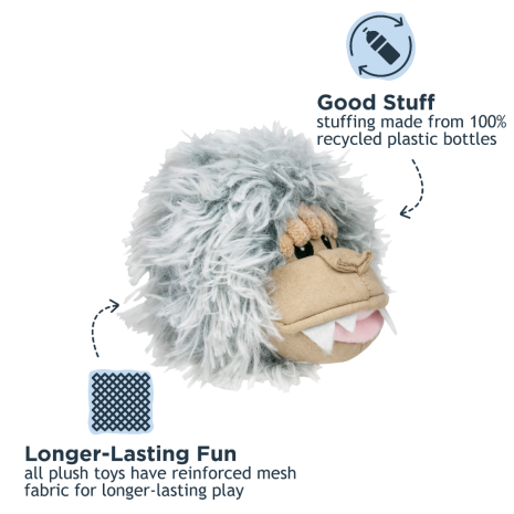 Yeti Head 2-in-1 Fetch Ball