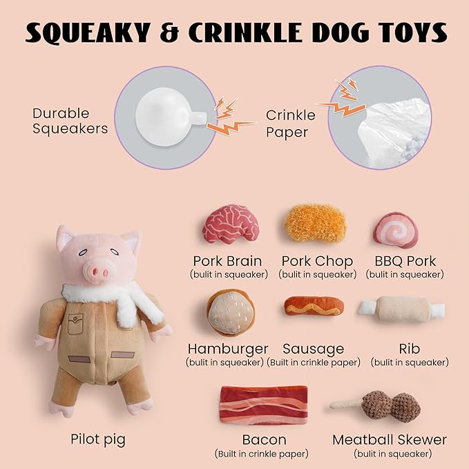 Nocciola Multi Piece "Stuffed" Enrichment Toys