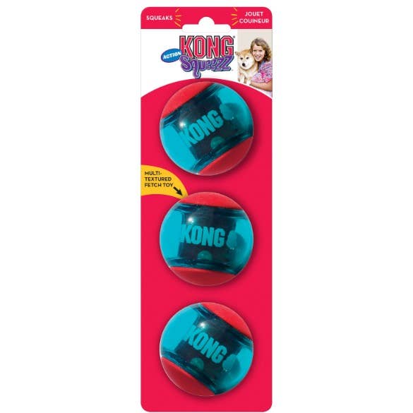 Red Medium Squeezz Action Ball