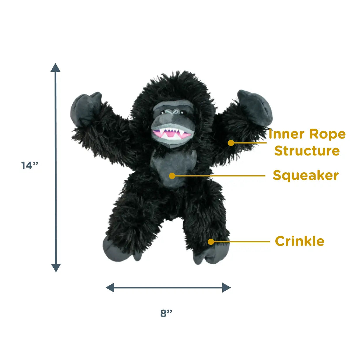 Tall Tails Rope Body Plush Toys