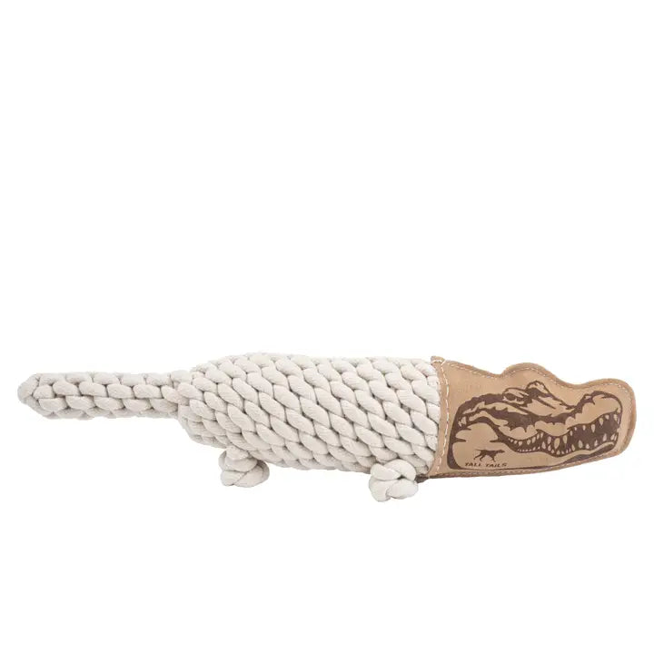 Natural Leather Crunch and Tug Gator
