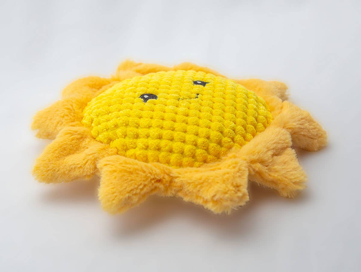 8" Sun Plush Dog Toy