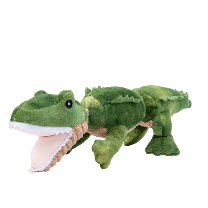 Jointed Shake & Play Plush Alligator