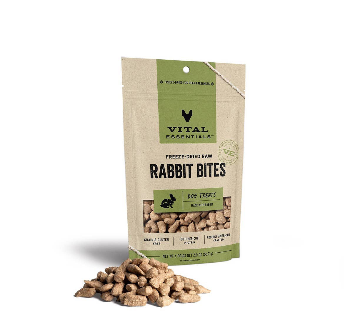Freeze Dried Rabbit Bites