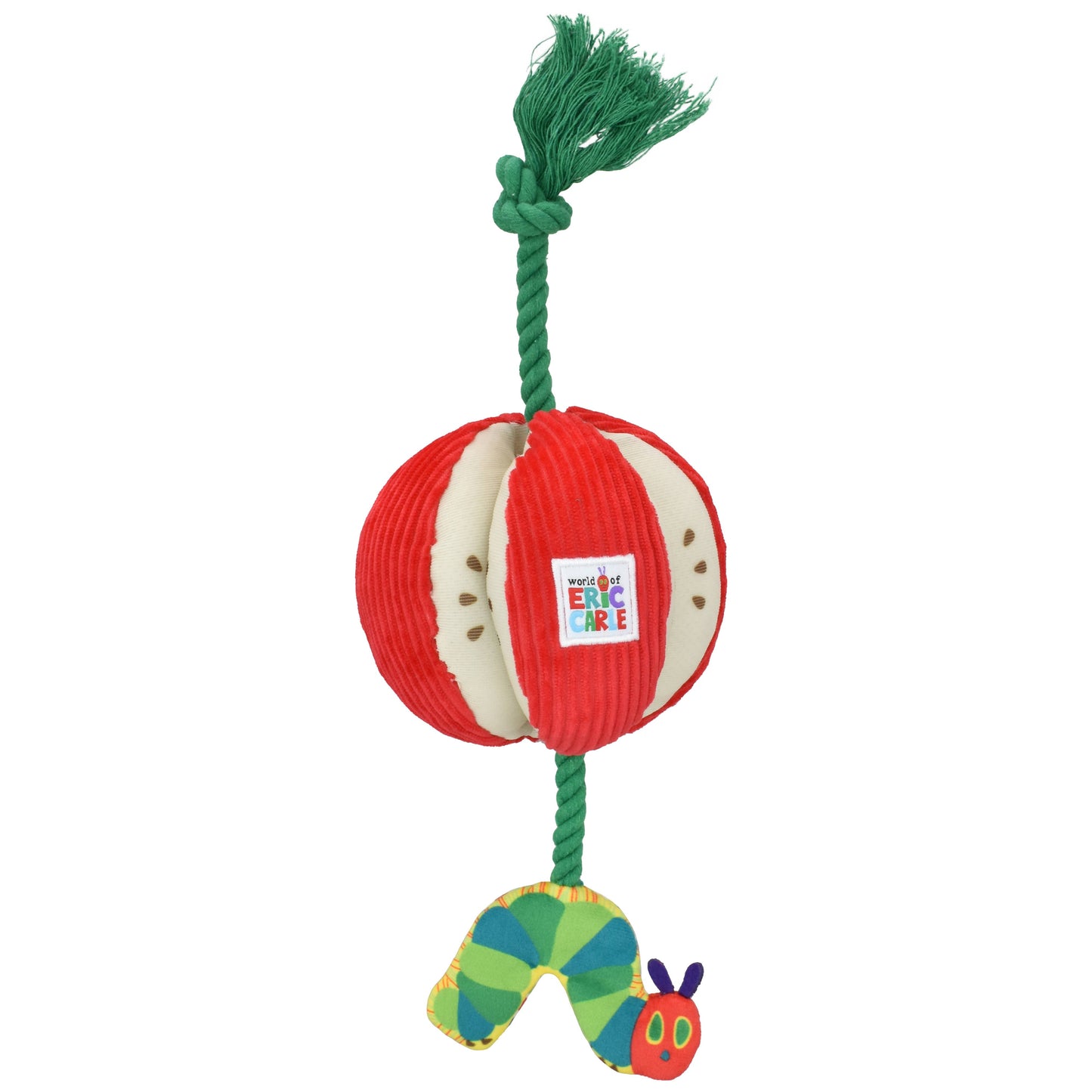Very Hungry Caterpiller Apple Rope Dog Toy