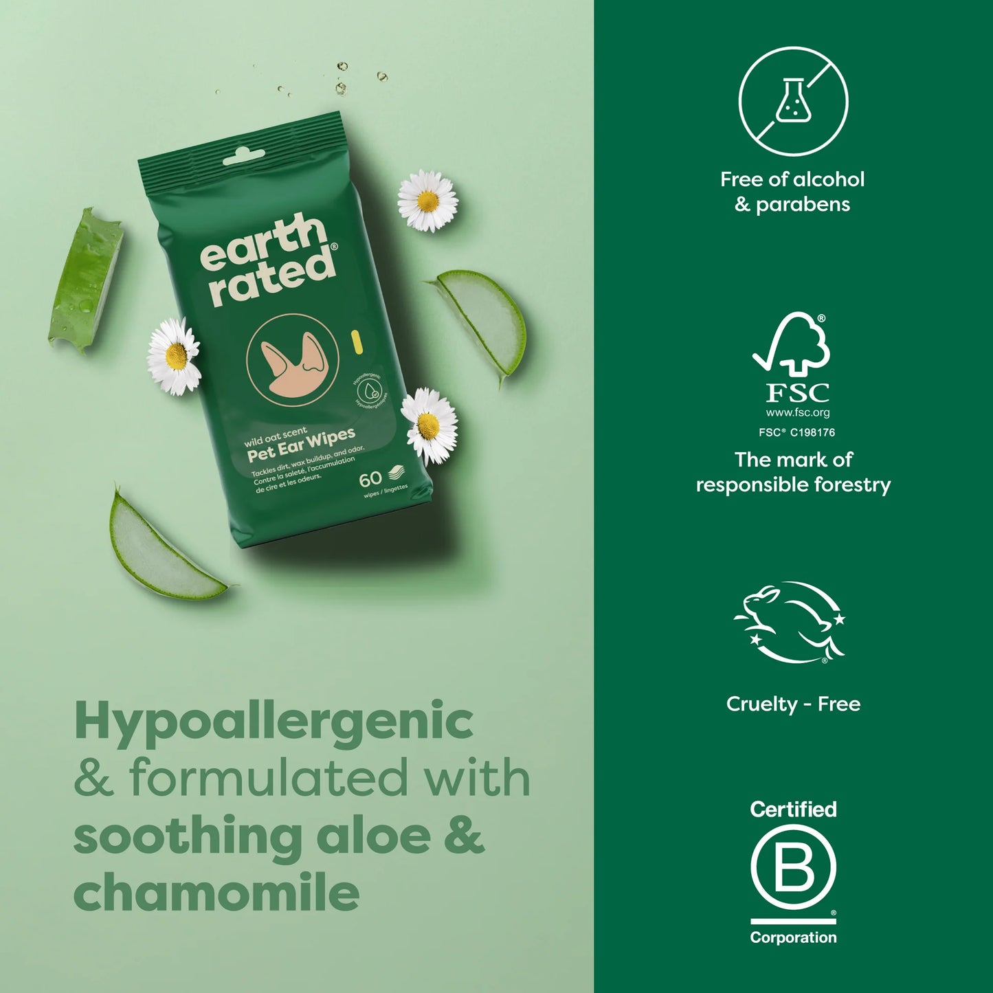 Dog Ear Wipes