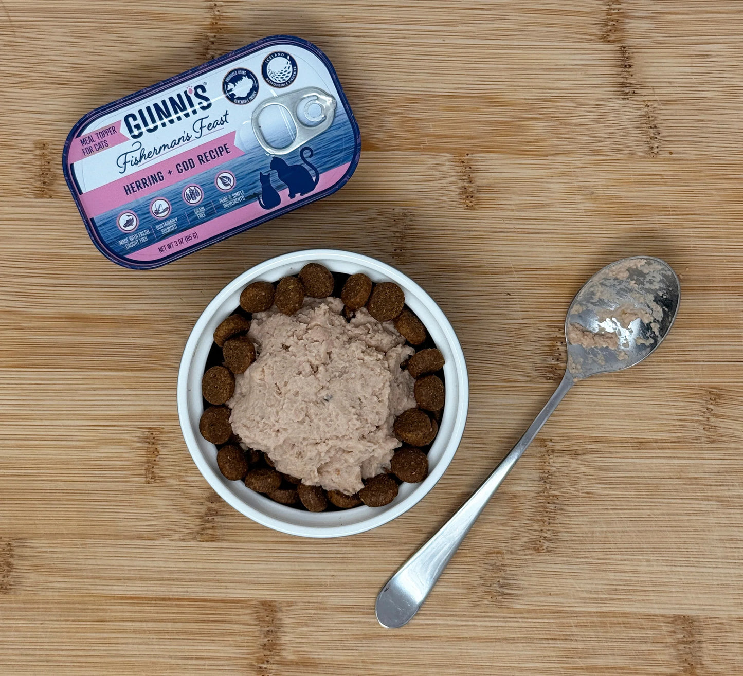 Herring + Cod Food Topper for Cats