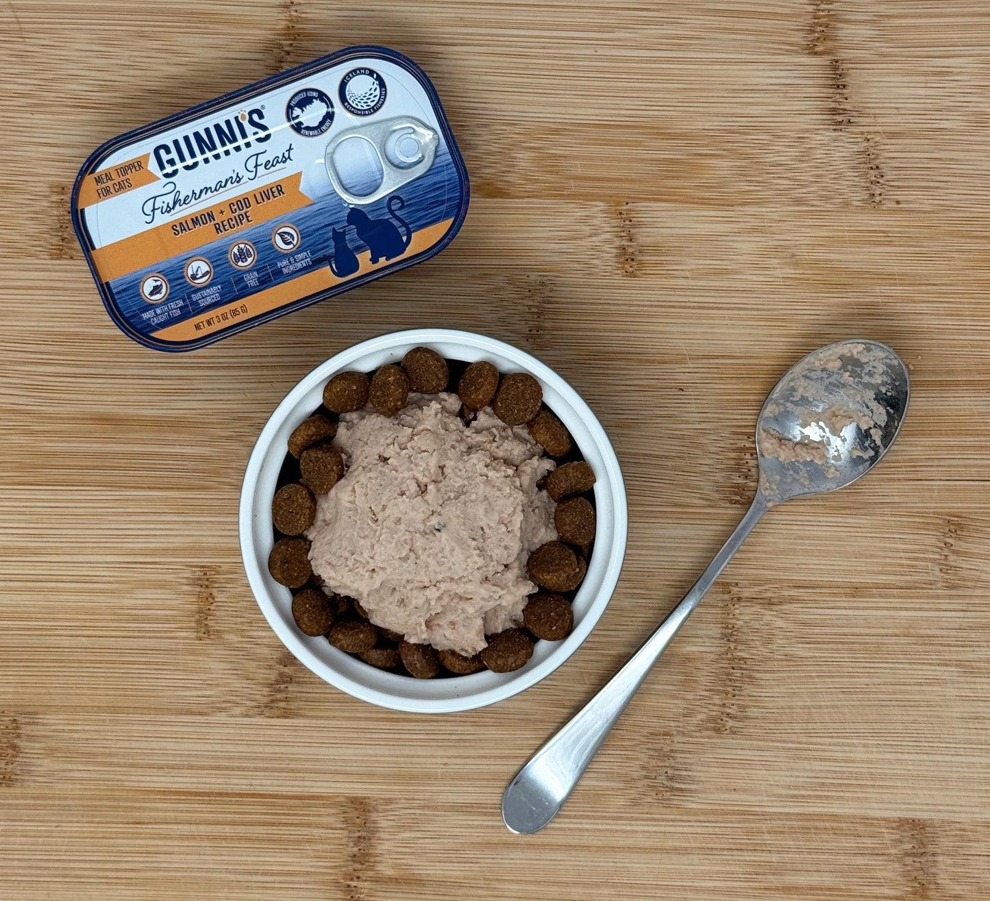 Salmon + Cod Liver Food Topper for Cats