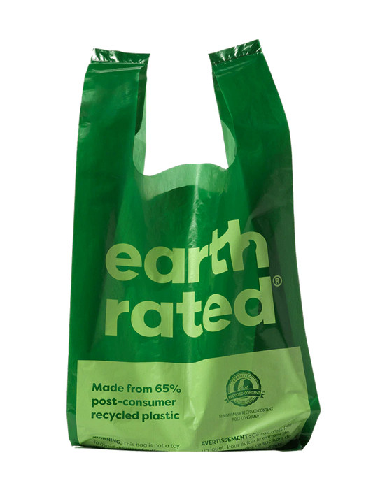 Earth Rated Poop Bags - 8 Rolls w/ Handles
