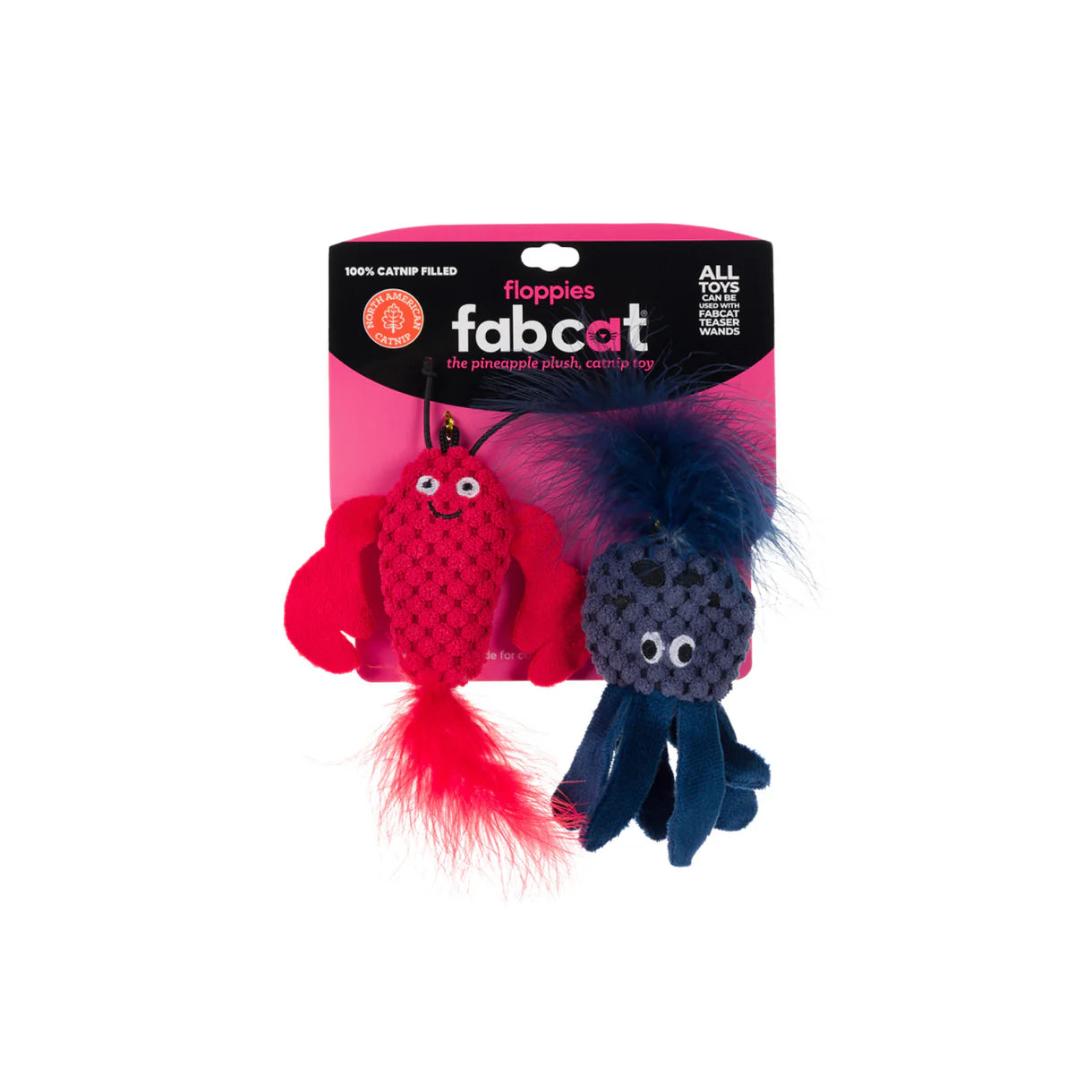 Floppy Lobster + Octopus Cat Toy