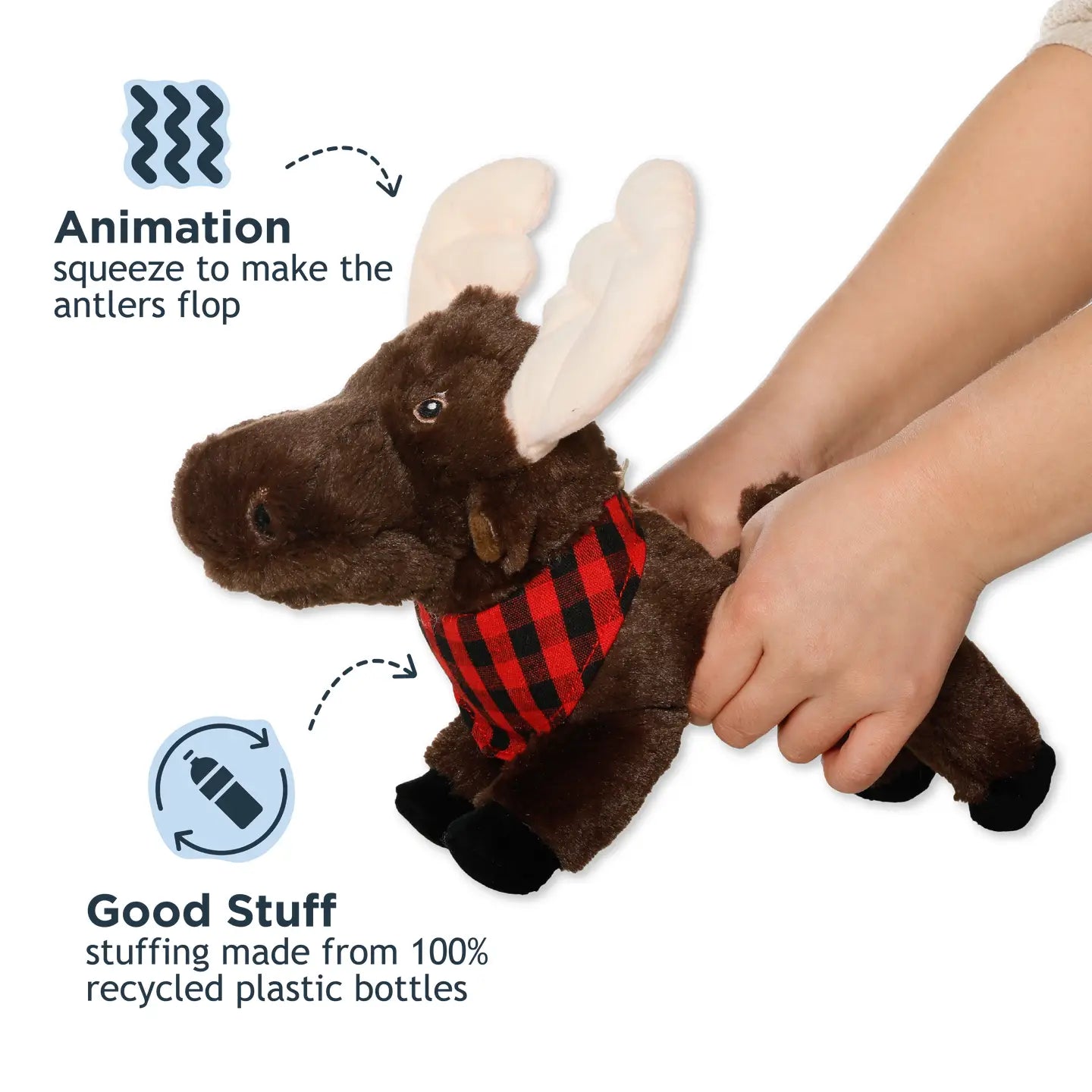 Animated Moose Plush Toy