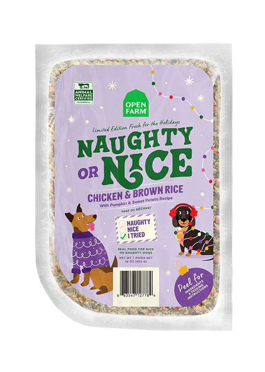 Open Farm Limited Edition Winter Blend | Naughty or Nice Chicken & Brown Rice