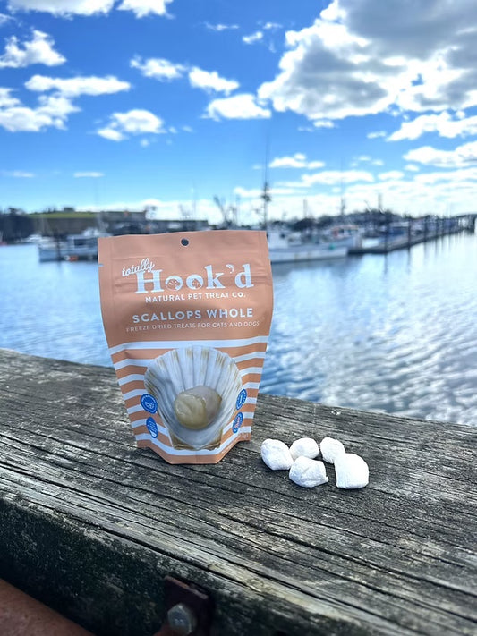 Totally Hook'd Whole Freeze Dried Scallops