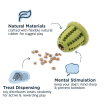 Natural Rubber Acorn Enrichment Toy