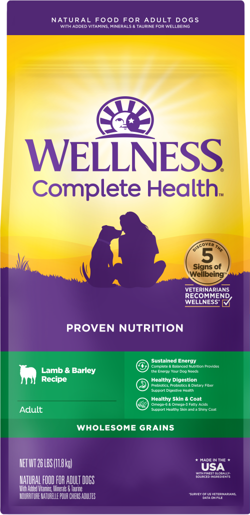 Wellness Complete Health Dog Food With Wholesome Grains