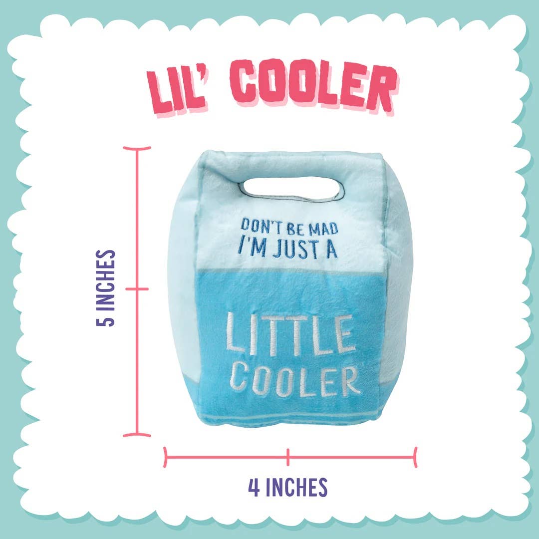 SnugArooz Lil Cooler Plush Dog Toy 5"