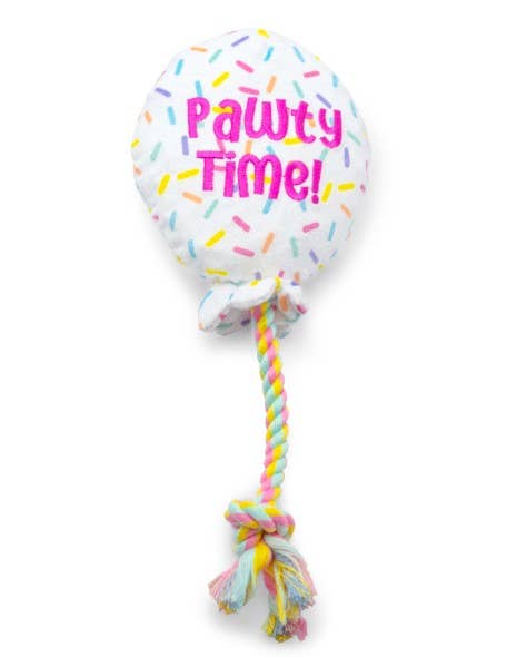 Birthday Balloon Plush with Rope 7"
