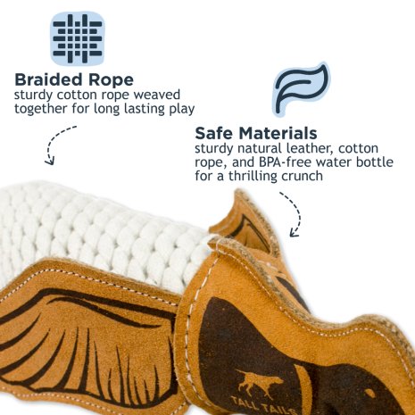 Natural Leather Crunch and Tug Duck