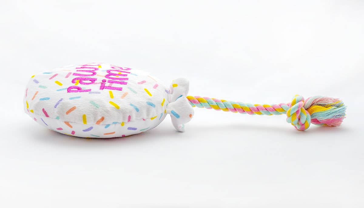 Birthday Balloon Plush with Rope 7"