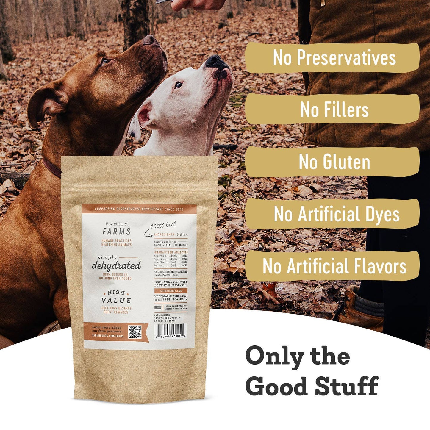 Beef Lung - All-Natural Dog Treats - 2oz