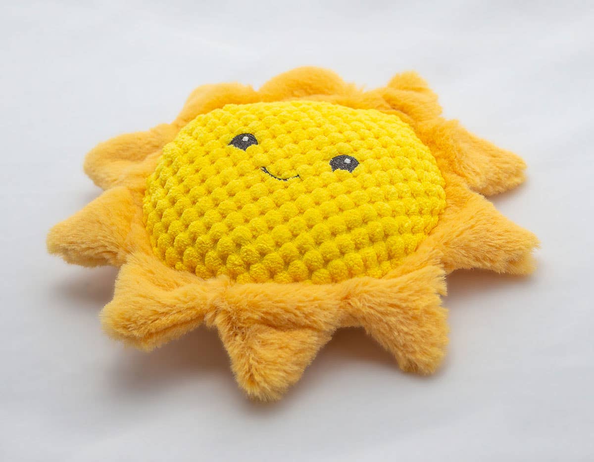 8" Sun Plush Dog Toy