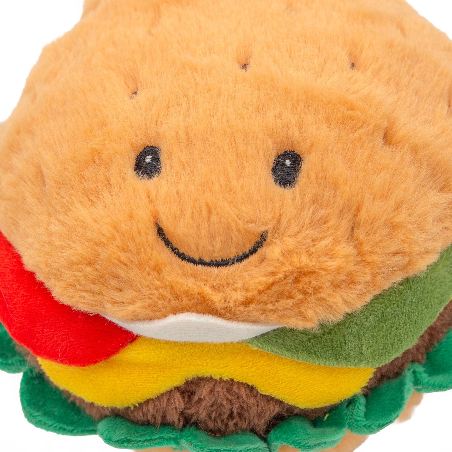 5" Cheeseburger Dog Toy