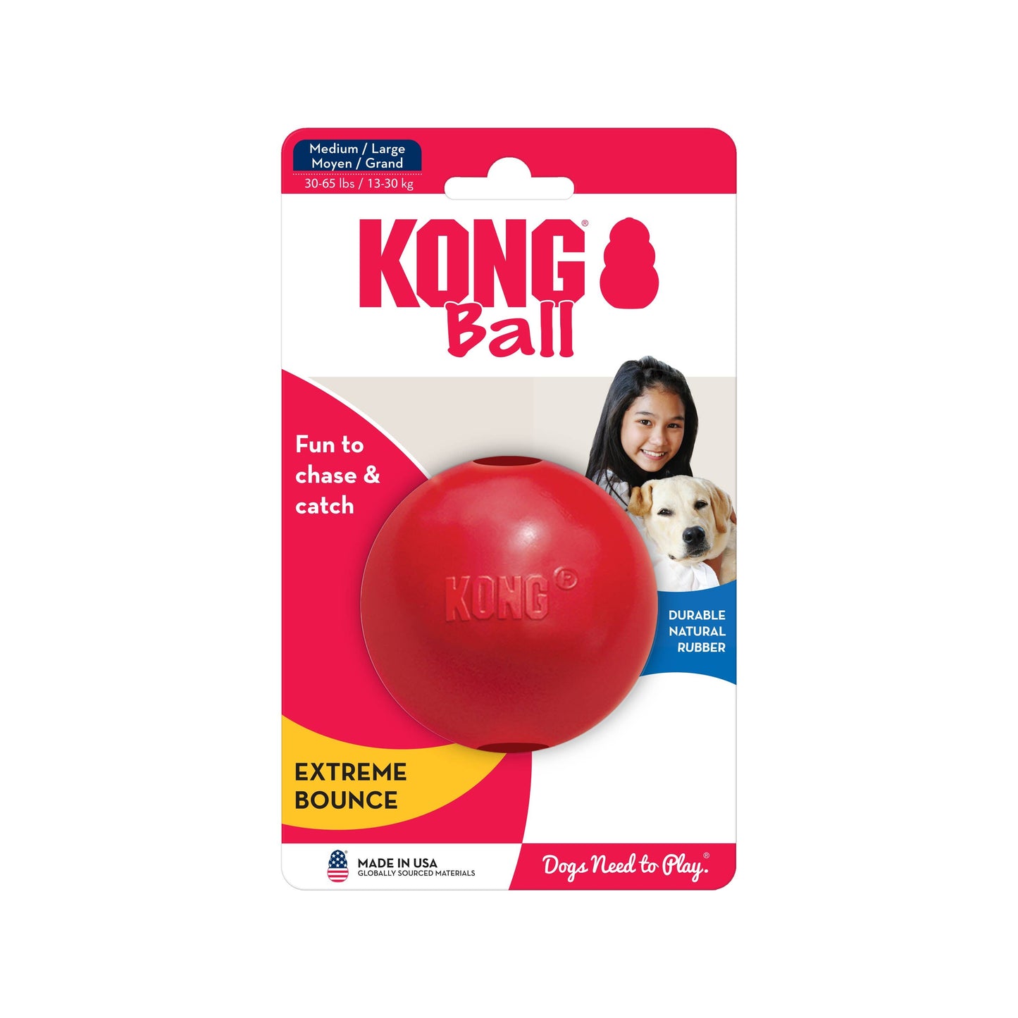 Medium/Large Ball w/Hole Dog Fetch