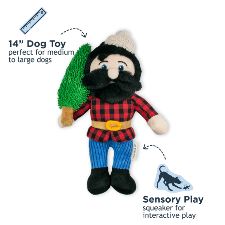 Paul Bunyan Plush Toy with Rope Body