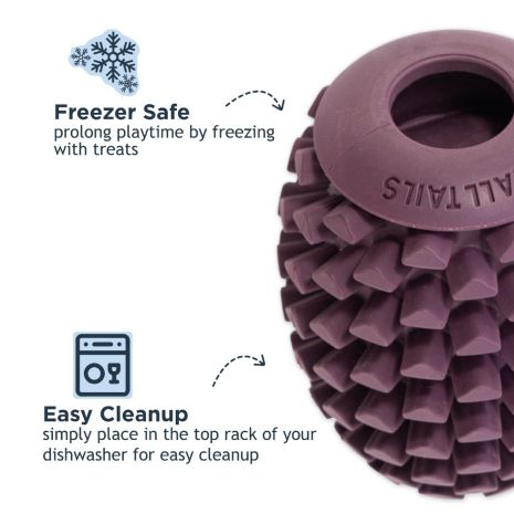 Natural Rubber Pinecone Enrichment Toy