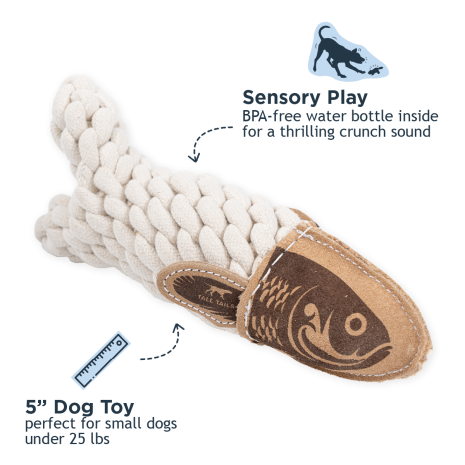 Natural Leather Crunch and Tug Trout